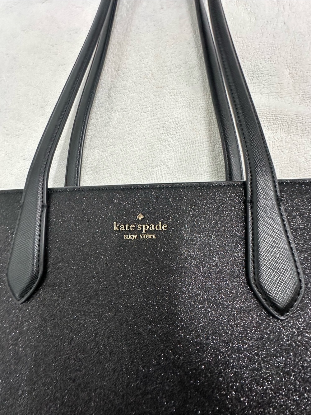 Kate Spade Black Glitter Tote Bag - Picture 10 of 15